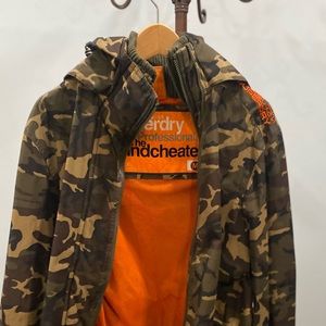Mens Md Superdry Camo Windbreaker Jacket